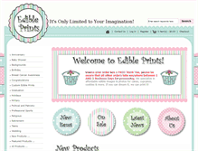 Tablet Screenshot of edibleprints.com